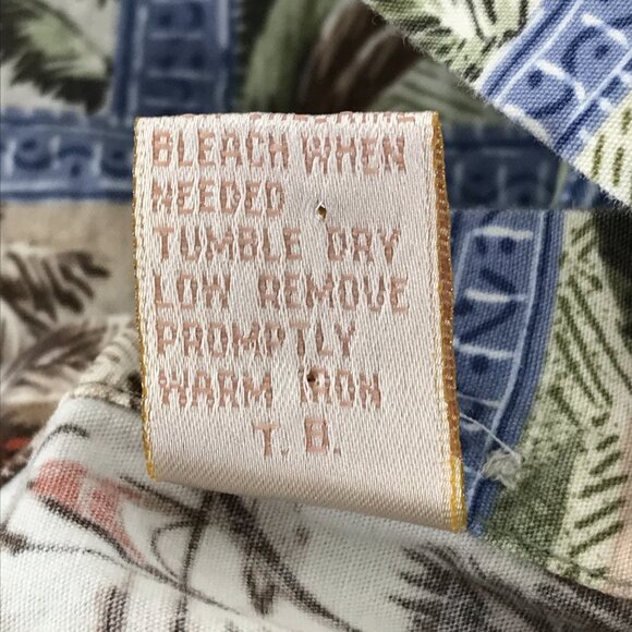 Campia Moda Casual Button Down Hawaiian Shirt Men's 3XLT Tropical 100% Cotton - Picture 12 of 12